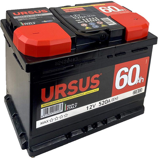 Ursus MAX Batteria per Veicoli 60 DX ART. 3394